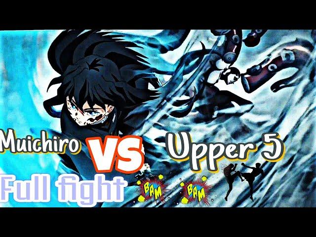 Muichiro vs Gyokko Full FIGHT Eng sub Mist hashira vs upper five #demonslayer #anime