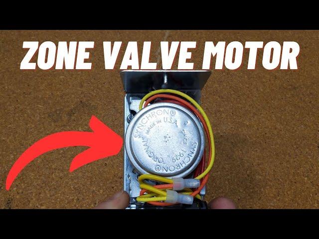 Honeywell zone valve motor head & end switch replacement