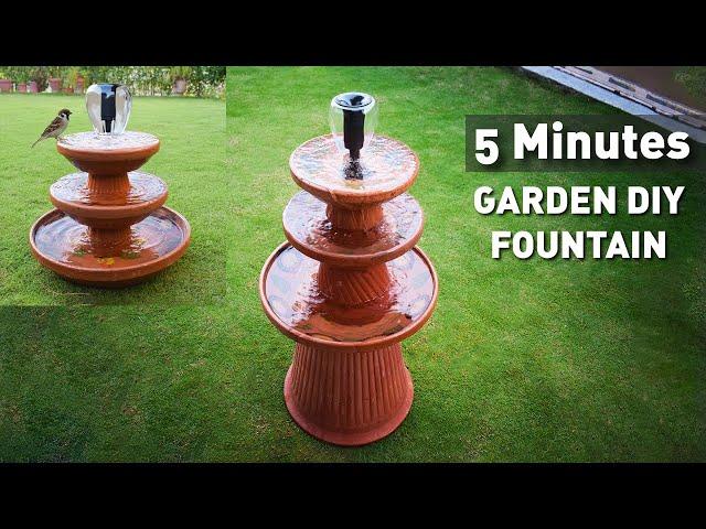 Transform Your Garden with This Simple DIY Homemade Fountain step-by-step guide