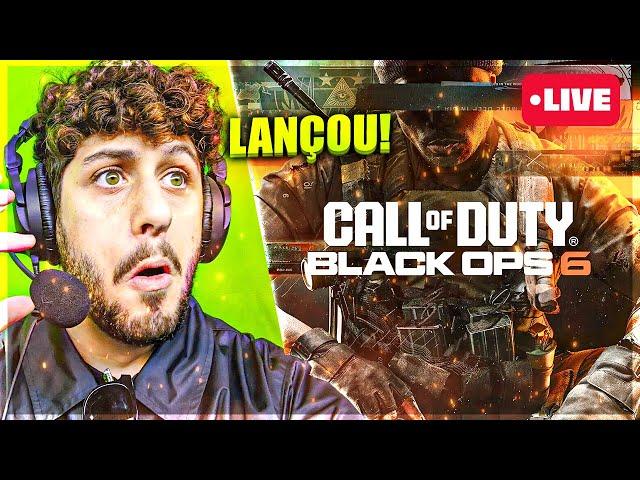 O NOVO COD LANÇOU! - CALL OF DUTY BLACK OPS 6 AO VIVO! #BlackOps6#Warzone