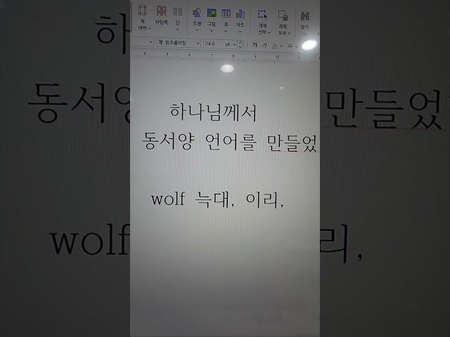 Wolf 신의한수 ? 쉬운단어 ! 13편 #한문성경 #영어성경