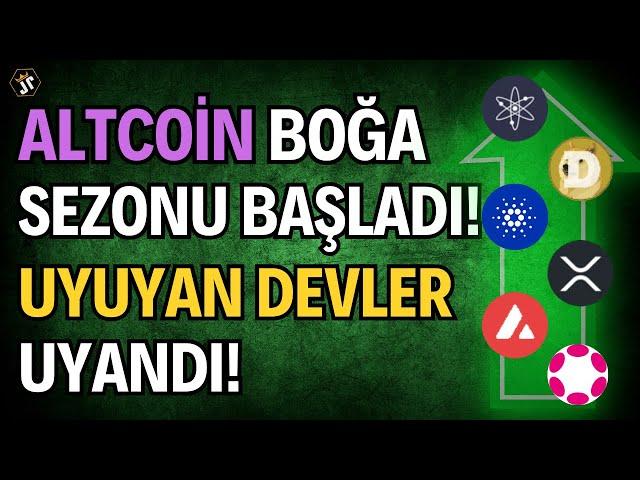 Uyuyan Devler Uyandı! Altcoin Boğa Sezonunun İlk Sinyalleri! DOGE, XRP, AVAX, ADA, XLM, ATOM, DOT