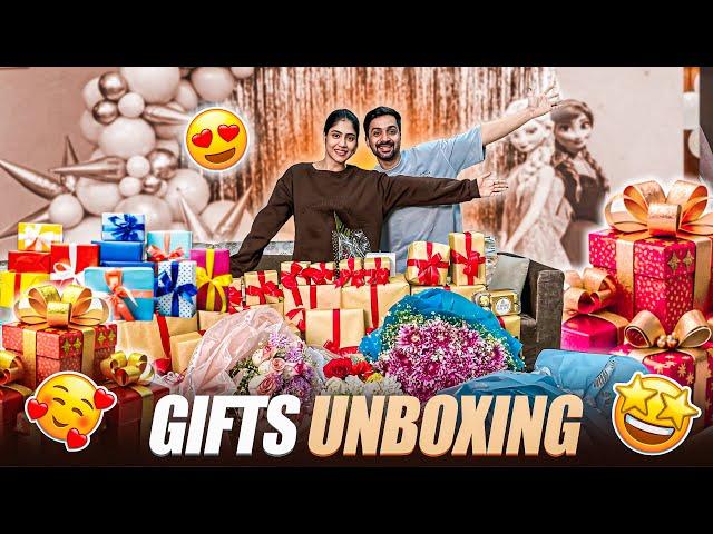 Unboxing birthday gifts