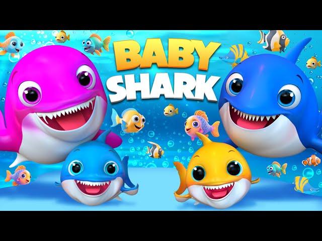 New  Baby Shark doo doo  , Wheels on the Bus , #babyshark  Learns Colors - Banana Cartoon Preschool