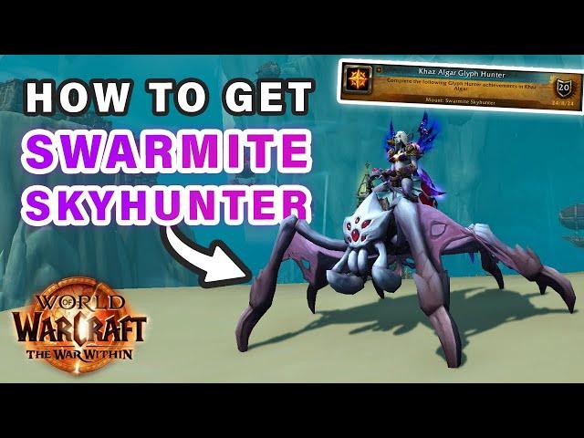 All Skyriding Glyph Locations | Swarmite Skyhunter Mount ► WOW: The War Within