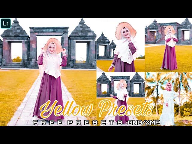 Tutorial lightroom yellow tone || Lightroom mobile presets free dng