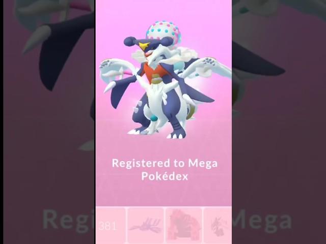 Most brutal mega evolution in Pokémon Go #shorts #mega #glitch #evolve #ultragoo #game