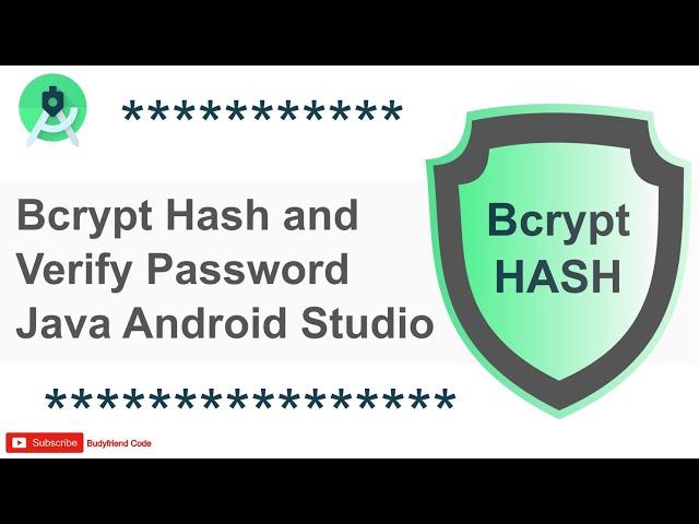 Bcrypt Hash and Verify Password Java Android Studio