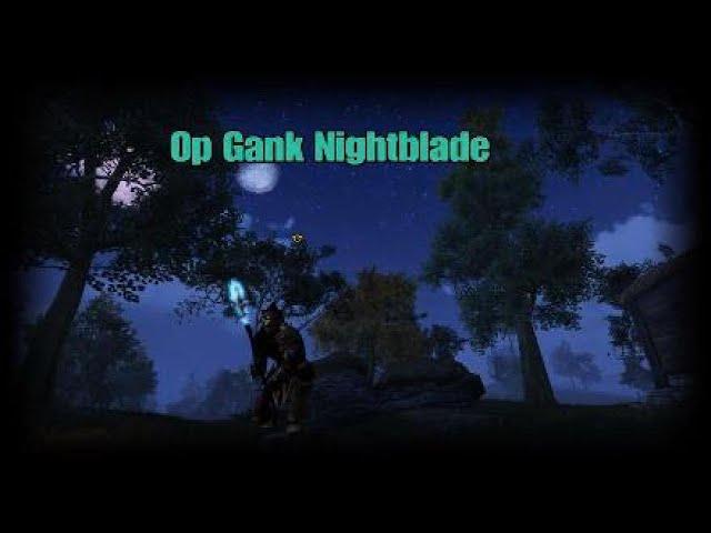 ESO PVP:OP 1 Bar Nightblade Gank 