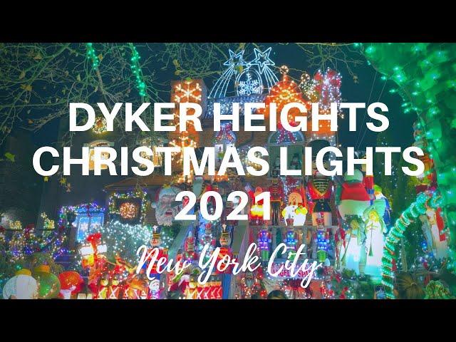 The Dyker Heights Christmas Lights 2021 in Brooklyn, New York City