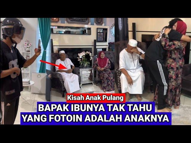 Momen Haru Saat Anak Rantau Pulang Kampung Kasih Kejutan Ibu Nyamar Jadi Kurir