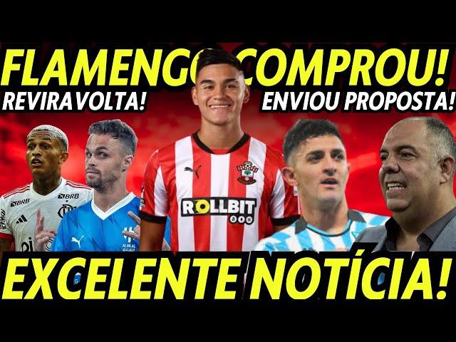 EXCELENTE NOTÍCIA! FLAMENGO FAZ A COMPRA! CARLOS ALCARAZ! REVIRAVOLTA! MICHAEL! PROPOSTA ENVIADA! E+