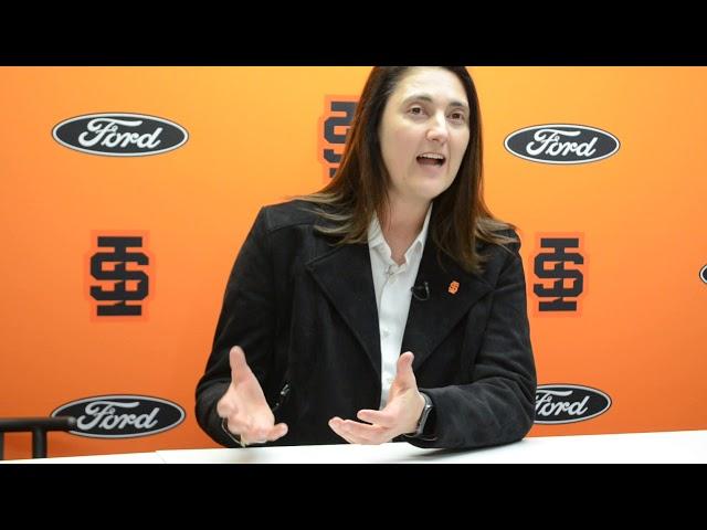 Idaho State Athletic Director Pauline Thiros on basketball coach Bill Evans