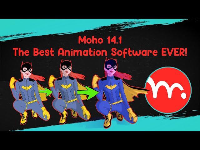 How to create AMAZING animations with Moho 14.1 | Batgirl is Calling! @mohoanimation