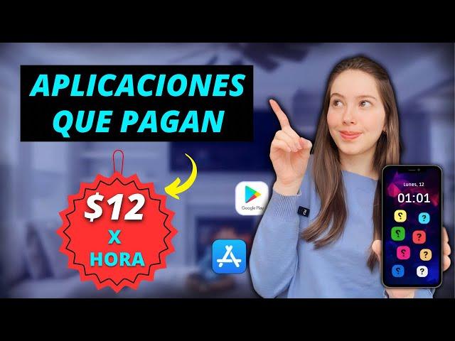 Gana $12 x hora  8 Aplicaciones que Pagan por Usarlas (gana dinero en línea desde casa)