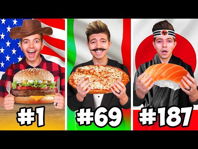 Eating Food From EVERY Country!