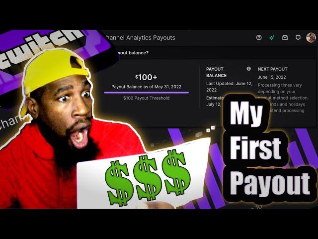 How Much Money Small Twitch Affiliate's Make  | My First Twitch Payout 
