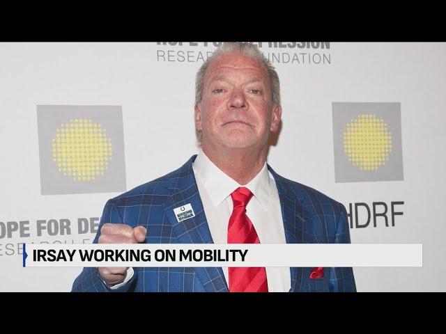 Colts’ owner Jim Irsay striving to regain mobility