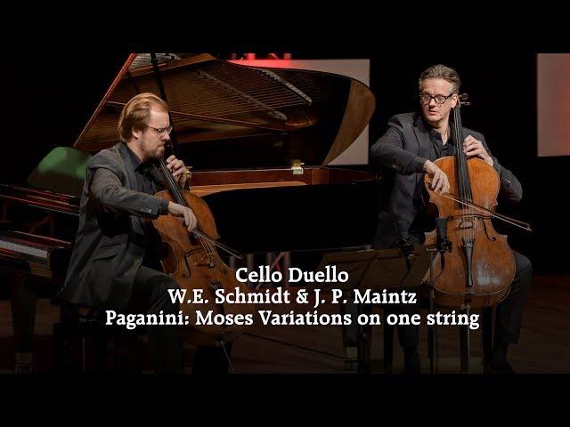 Cello Duello - Paganini Moses Variations on one string