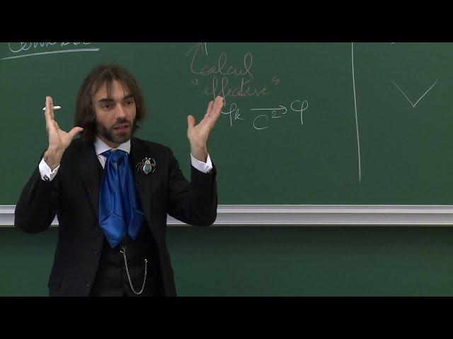 Cédric Villani - 1/7 La théorie synthétique de la courbure de Ricci