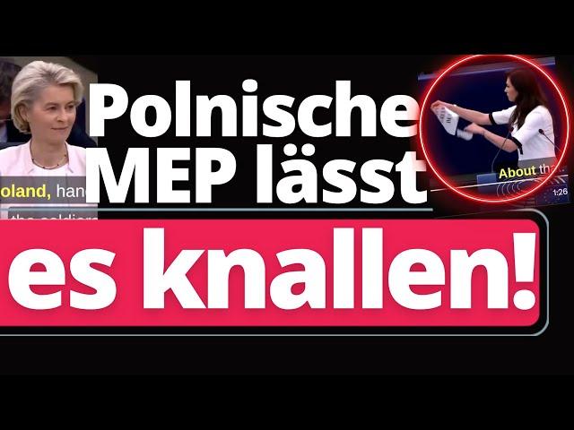 Eklat im EU Parlament direkt nach Von der Leyen Sieg!