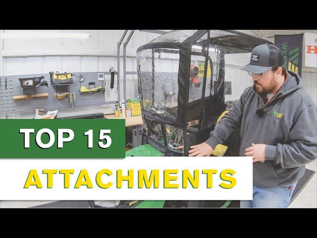 Top 15 Attachments for John Deere Riding Mowers