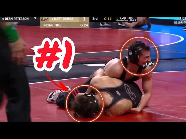 TOP 5 UPSETS FROM BIG 10 WRESTLING CHAMPIONSHIP (2024)