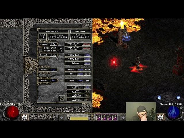 Project Diablo 2 Season 11 -  GG Fists of Fire Assassin Showcase day15