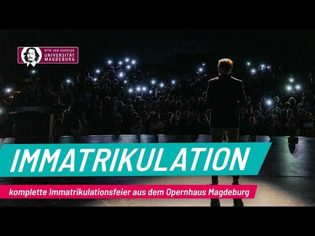 Immatrikulationsfeier der Uni Magdeburg 2024 | OVGU