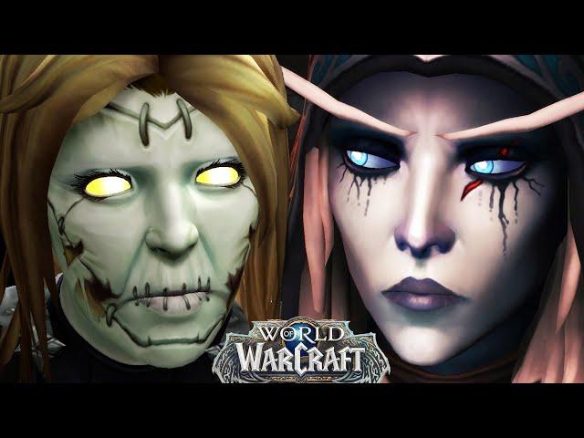 Sylvanas Final Words After Death Cinematic: Calia Purges Lordaeron - All Cutscenes| WoW War Within