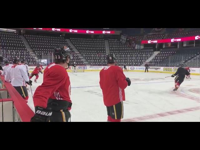 Jaromír Jágr - The first training in Calgary