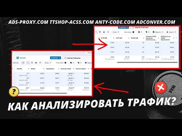 Как анализировать трафик ? | На какие метрики и показатели смотреть | ttshop-acss.com