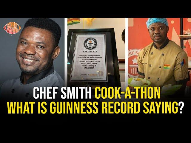 Chef Smith received congratulatory message from Guinness World Record. Waiting for the original cert