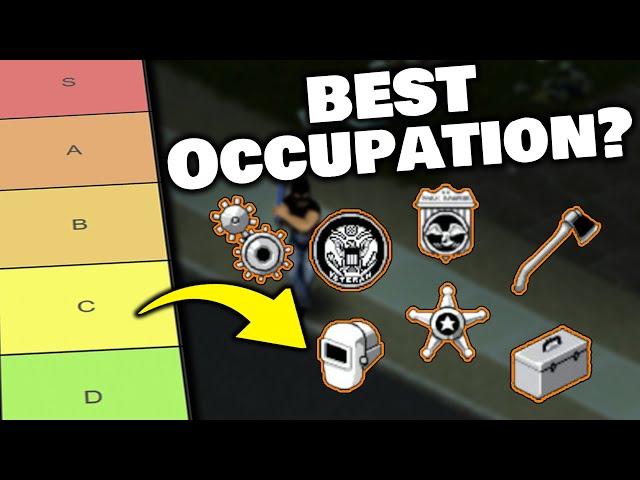 The ULTIMATE OCCUPATION Tier List in Project Zomboid