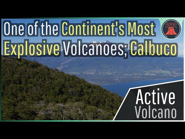 The Active Volcano in Chile; Calbuco