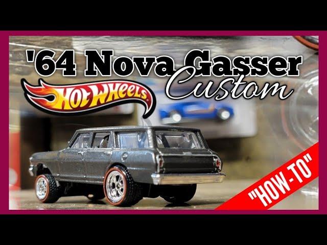 Hot Wheels "How-to" Customize a '64 Nova Wagon Gasser | Simple Swaps