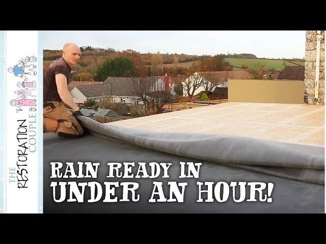 How To Fit An Epdm Roofing Rubber Membrane