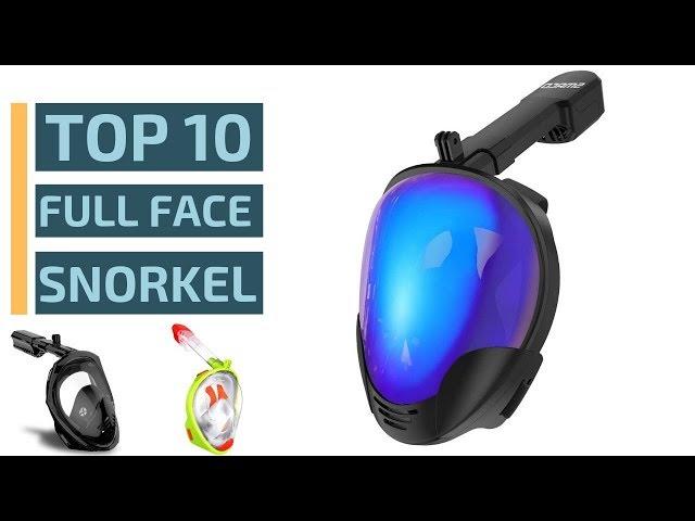 Top 10: Best Full Face Snorkeling Masks of 2019 / 180° Panoramic View (Seaview)