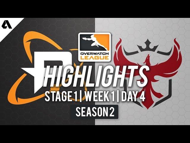Philadelphia Fusion vs Atlanta Reign | Overwatch League S2 Highlights - Stage 1 Week 1 Day 4