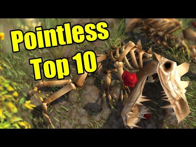 Pointless Top 10: Things I forgot in other Pointless Top 10s