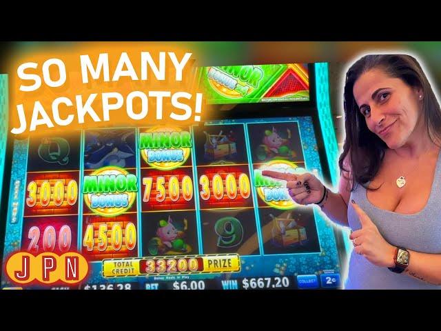 JACKPOT COMPILATION! Huff n More Puff Bonus after Bonus with a JackPot Handpay for JackPot Nay!