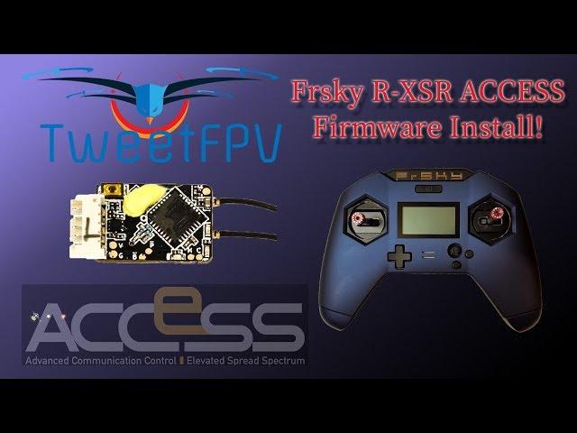 Frsky R-XSR ACCESS firmware install