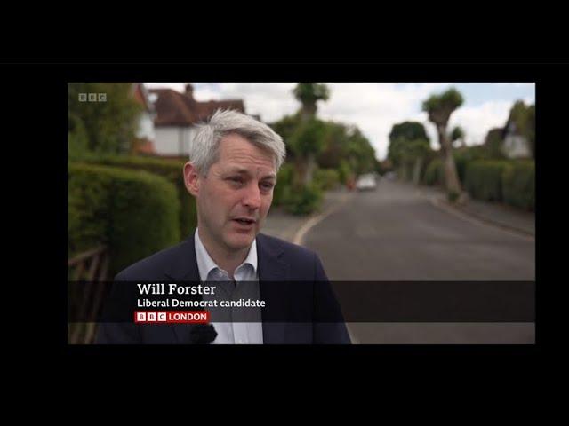 BBC coverage of Woking General Election!
