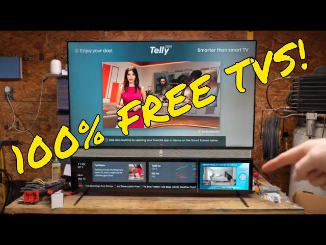 I received a free TV and you can too, Telly TV full review!