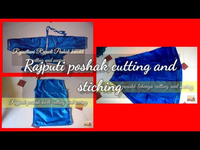 Rajasthani pashak cutting and stitching step by step by wonderful way