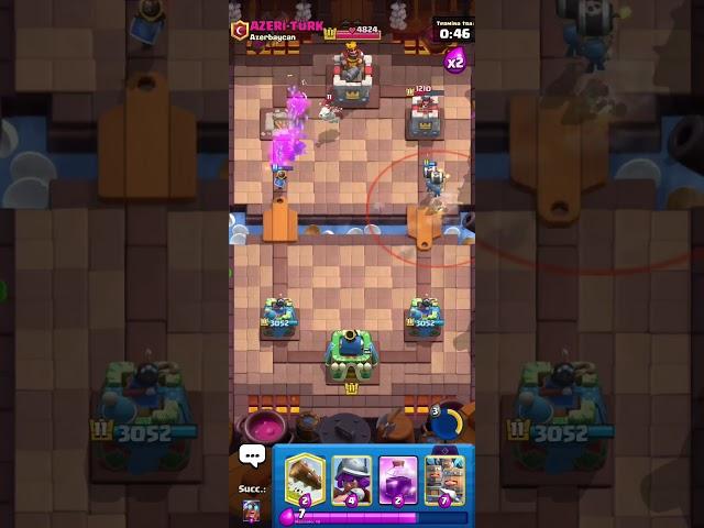 1v1 clash royale 0 hit