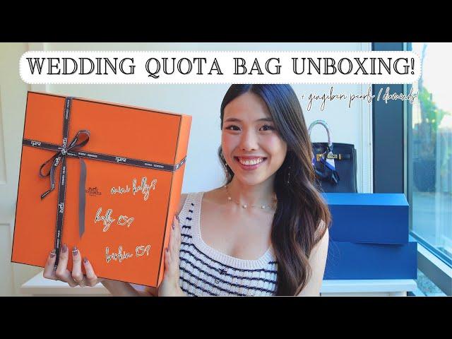 UNBOX MY DREAM WEDDING QUOTA BAG!  | Ways to accessories, story time, Hermes journey & pre-spend!