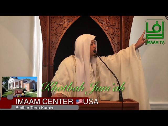 Khotbah jum'ah lead by brother Terra Kurnia at Masjid IMAAM CENTER  USA