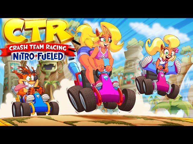 Mario Kart WHO?! THIS Game Is WILD AF!! | Crash Team Racing Nitro-Fueled