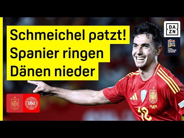 Yamal & Co. gegen den Tabellenführer gefordert: Spanien - Dänemark | UEFA Nations League | DAZN